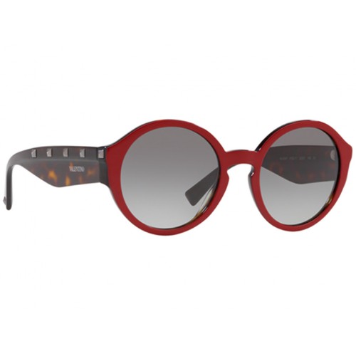 Γυαλιά ηλίου Valentino VA 4047 5123/11 Κόκκινο Καφέ Ταρταρούγα/Γκρι Ντεγκραντέ