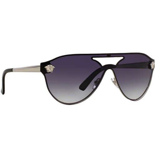 Γυαλιά ηλίου Versace VE 2161 10008G Ασημί/Γκρι Ντεγκραντέ (10008G) Πολυκαρβονικός 100% UV Προστασία