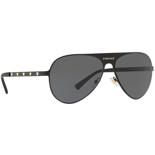 Γυαλιά ηλίου Versace VE 2189 1425/87 Ματ Μαύρο/Γκρι (1425/87) Πολυκαρβονικός 100% UV Προστασία
