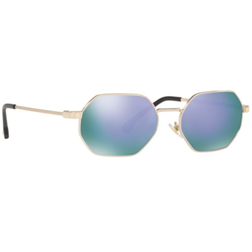 Γυαλιά ηλίου Versace VE 2194 1252/4V Ανοιχτό Χρυσό/Γκρι Βιολετί Καθρέφτης (1252/4V) Πολυκαρβονικός 100% UV Προστασία
