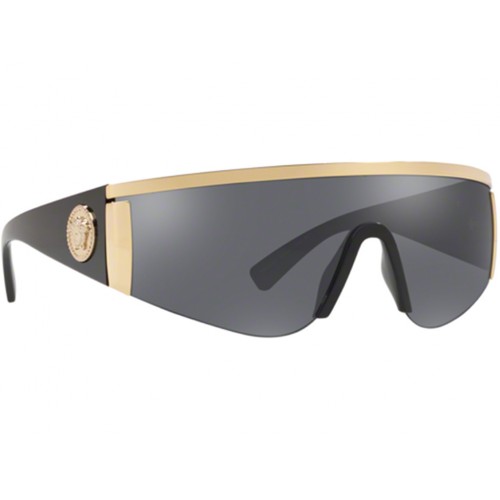 Γυαλιά ηλίου Versace VE 2197 1000/6G Χρυσό/Γκρι Καθρέφτης (1000/6G) Πολυκαρβονικός 100% UV Προστασία