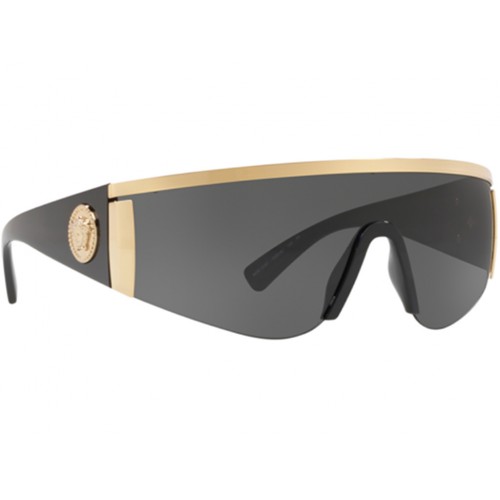 Γυαλιά ηλίου Versace VE 2197 1000/87 Χρυσό/Γκρι (1000/87) Πολυκαρβονικός 100% UV Προστασία
