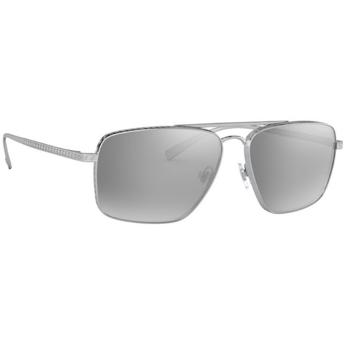 Γυαλιά ηλίου Versace VE 2216 1000/6G Ασημί/Ανοιχτός Γκρι Ασημί Καθρέφτης
