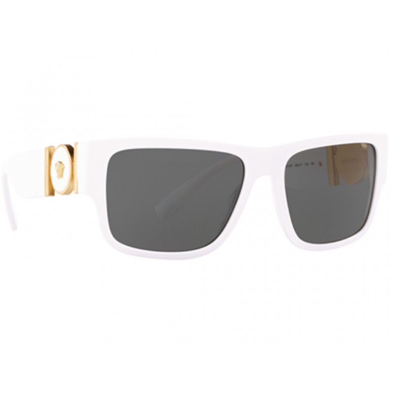 Γυαλιά ηλίου Versace VE 4369 401/87 Λευκό/Γκρι (401/87) Πολυκαρβονικός 100% UV Προστασία