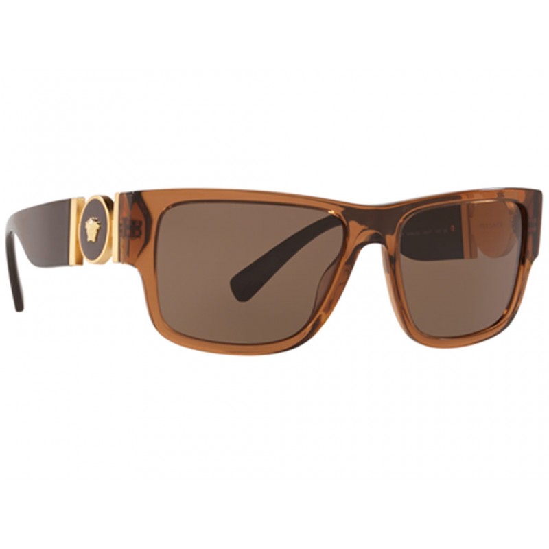 Γυαλιά ηλίου Versace VE 4369 5028/3G Ημιδιάφανο Καφέ/Ανοιχτό Καφέ (5028/3G) Πολυκαρβονικός 100% UV Προστασία