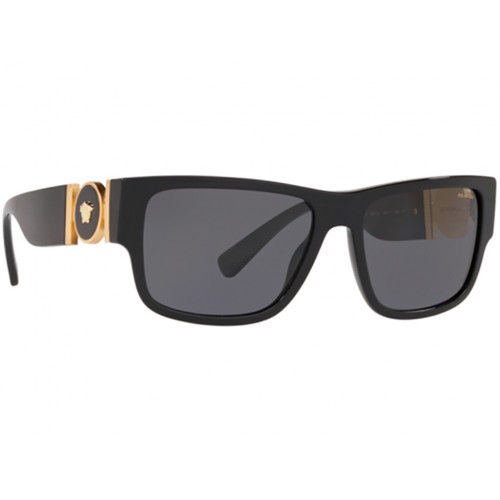 Γυαλιά ηλίου Versace VE 4369 GB1/81 Polarized Μαύρο/Γκρι (GB1/81) Πολυκαρβονικός 100% UV Προστασία-Polarized