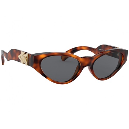 Γυαλιά ηλίου Versace VE 4373 5217/87 Καφέ Ταρταρούγα/Γκρι (5217/87) Πολυκαρβονικός 100% UV Προστασία