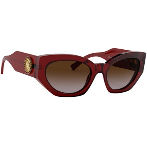 Γυαλιά ηλίου Versace VE 4376B 388/13 Κόκκινο/Καφέ Ντεγκραντέ (388/13) Πολυκαρβονικός 100% UV Προστασία