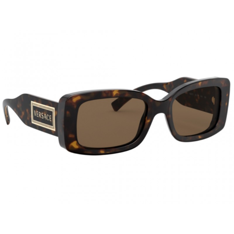 Γυαλιά ηλίου Versace VE 4377 108/73 Καφέ Ταρταρούγα/Καφέ