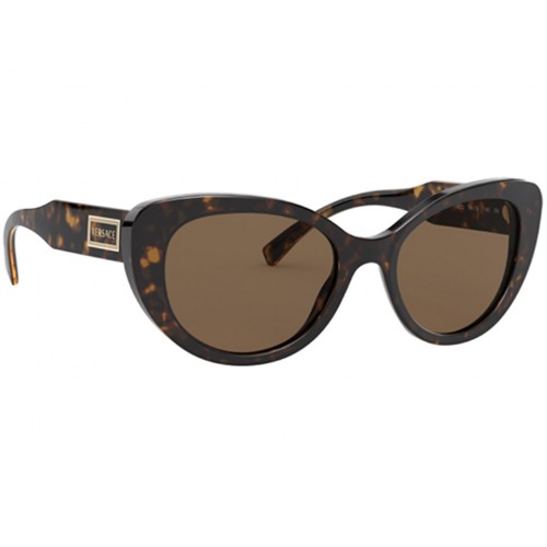 Γυαλιά ηλίου Versace VE 4378 108/73 Καφέ Ταρταρούγα/Καφέ