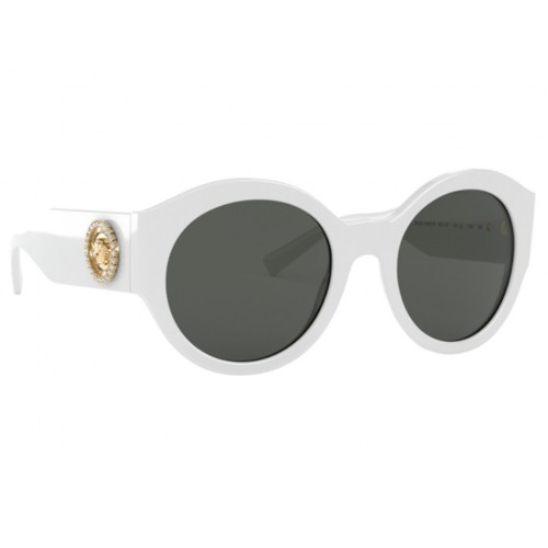 Γυαλιά ηλίου Versace VE 4380B 401/87 Λευκό/Γκρι (401/87) Πολυκαρβονικός 100% UV Προστασία