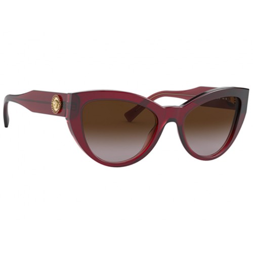 Γυαλιά ηλίου Versace VE 4381B 388/13 Κόκκινο/Καφέ Ντεγκραντέ (388/13) Πολυκαρβονικός 100% UV Προστασία