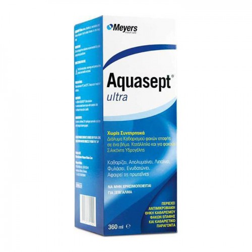 Meyers Aquasept Ultra Υγρό Φακών Επαφής Με Καταλύτη(360ml)
