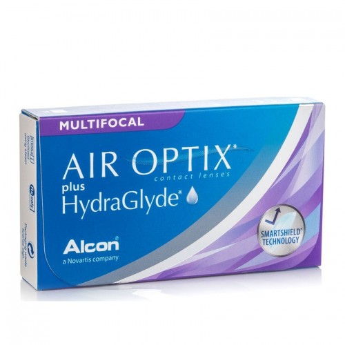 Alcon Air Optix Plus Hydraglyde Multifocal Μηνιαίοι Πολυεστιακοί Φακοί Επαφής 6τμχ