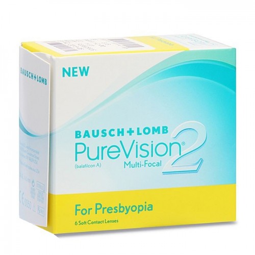 Bausch & Lomb PureVision 2 Multi-Focal Μηνιαίοι Πολυεστιακοί Φακοί Επαφής (6 Pack)
