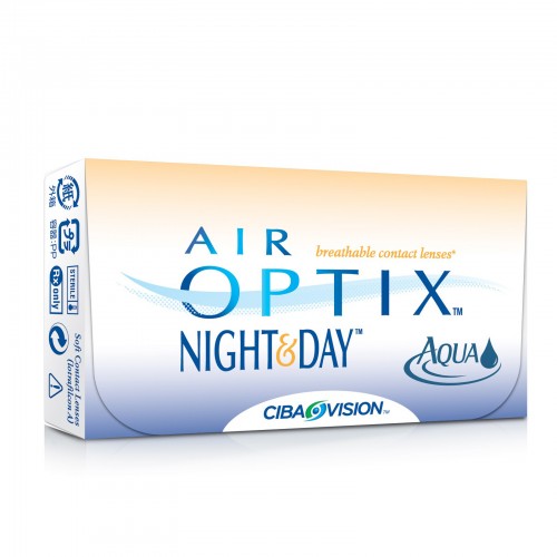 Alcon (Ciba Vision) Air Optix Night & Day Μηνιαίοι Φακοί Επαφής(6 τεμ.)