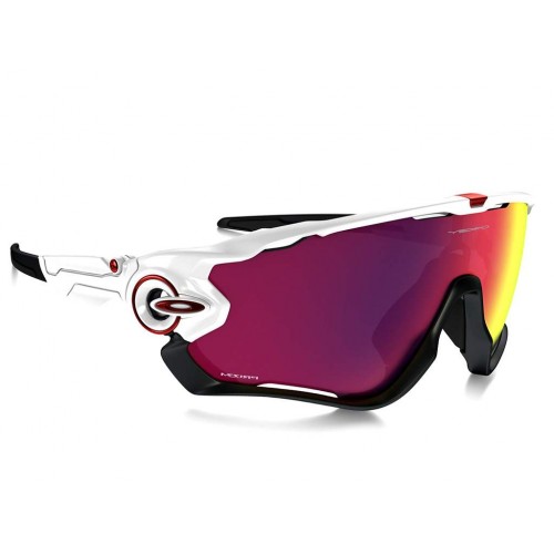 Γυαλιά ηλίου Oakley Jawbreaker OO 9290-05 Prizm Road Λευκό Μαύρο/ Prizm Road (9290-05) Πολυκαρβονικός 100% UV Προστασία